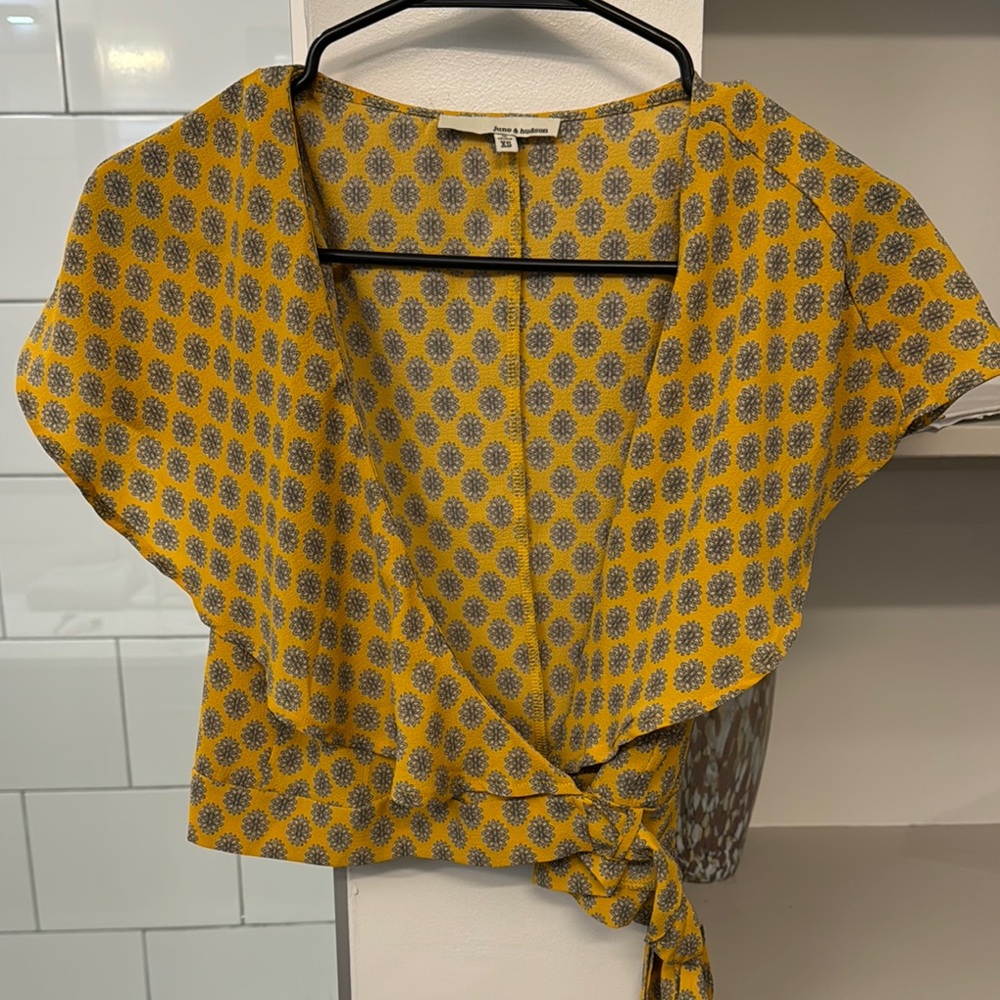 Nordstrom June and Hudson Wrap Top